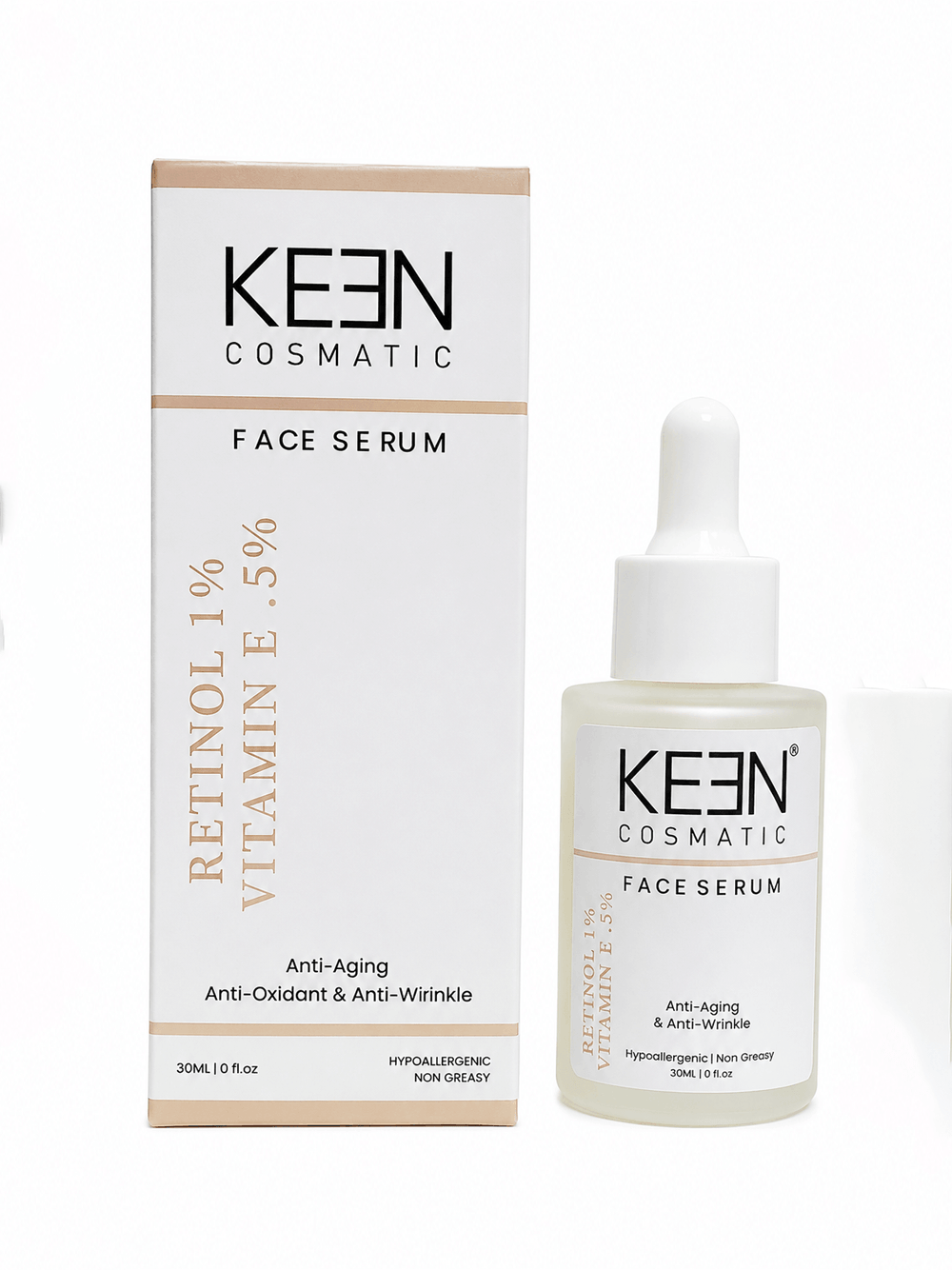 Retinol 1% + Vitamin E 5% Face Serum