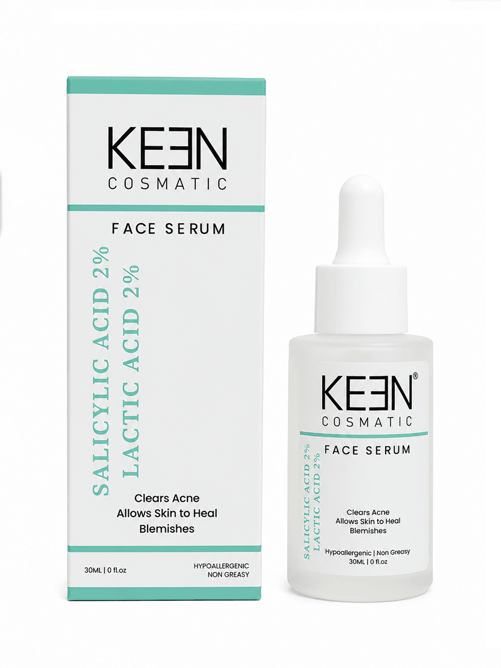 Salicylic Acid 2% + Lactic Acid 2% Face Serum